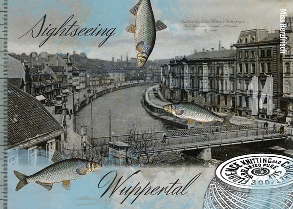 Vintage Postkarte Wuppertal * Barmen