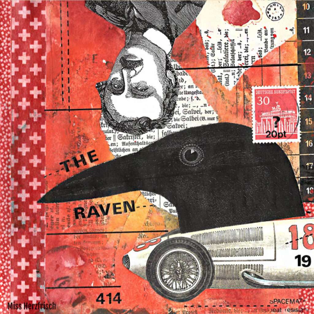 The Raven - Oktobercollagen Rabe * raven - Tag 19