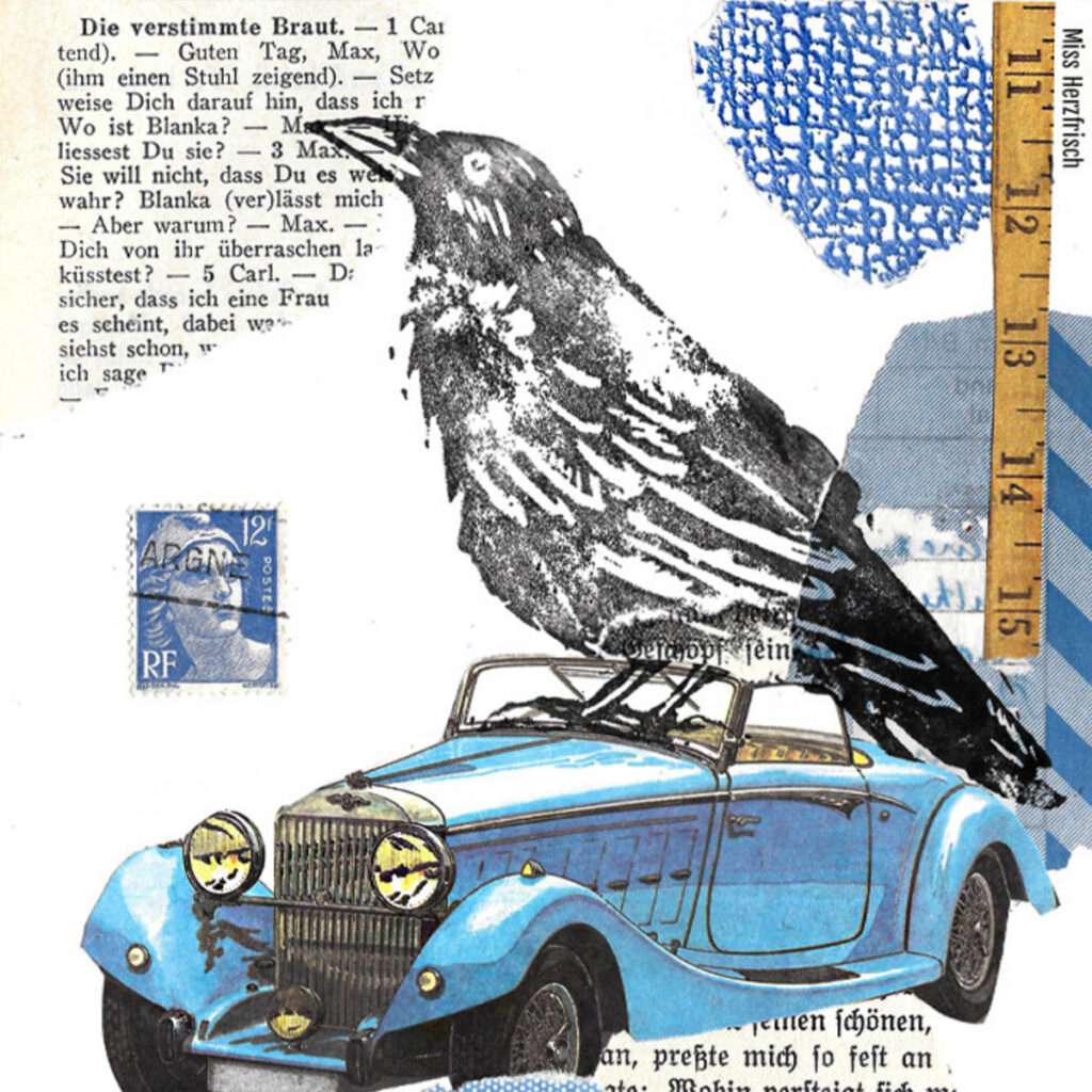 The bride is out of tune - Oktobercollagen Rabe * raven - Tag 17