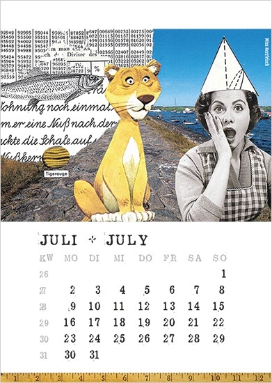 Miss Herzfrischs Papiergeschichten Kalender 2018
