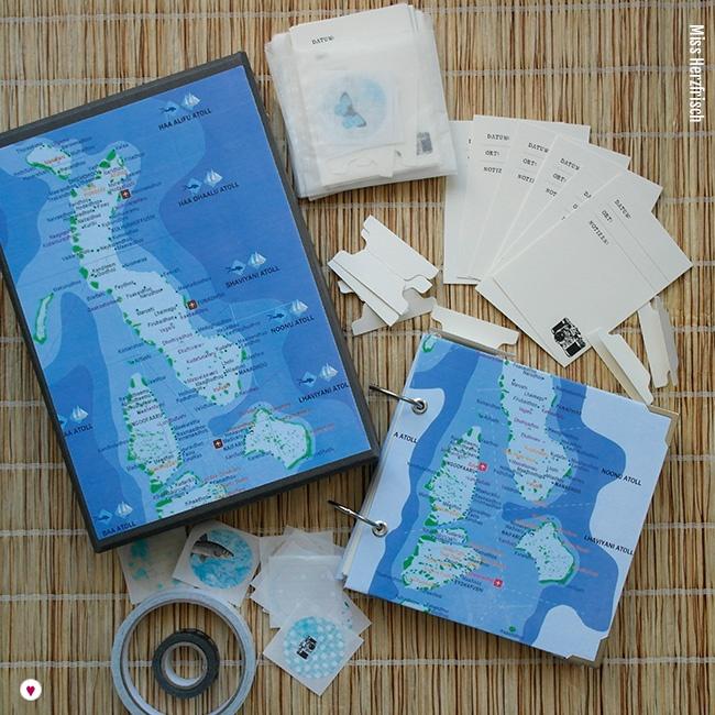 Miss Herzfrischs Wunschland Reisebox Malediven Inhalt