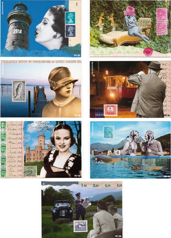 Miss Herzfrischs 365 Postkartengrüße Nr. 001 - 009ten_2014_01