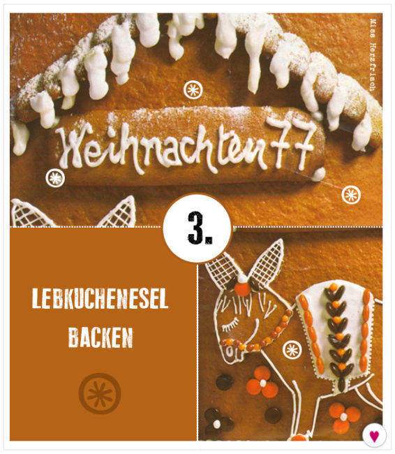 Miss Herzfrischs Adventskalender 3. Türchen – Lebkuchenesel backen