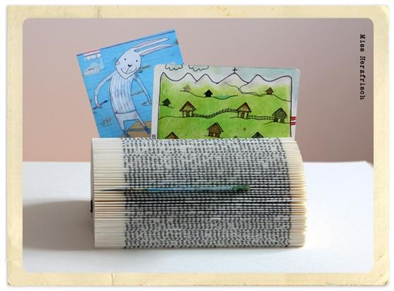 Postkartentausch + Buch Recycling