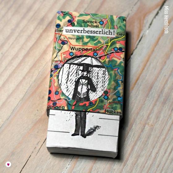 Miss Herzfrischs Matchbox Adventskalender Challenge Nr. 7 Wuppertal Schachtel Unverbesserlich