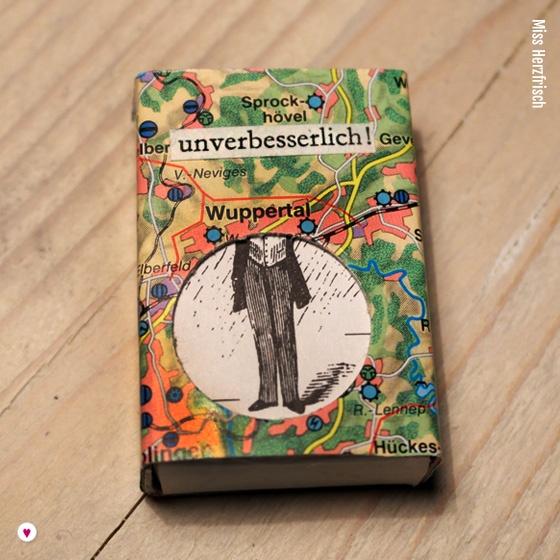 Miss Herzfrischs Matchbox Adventskalender Challenge Nr. 7 Wuppertal Schachtel Unverbesserlich