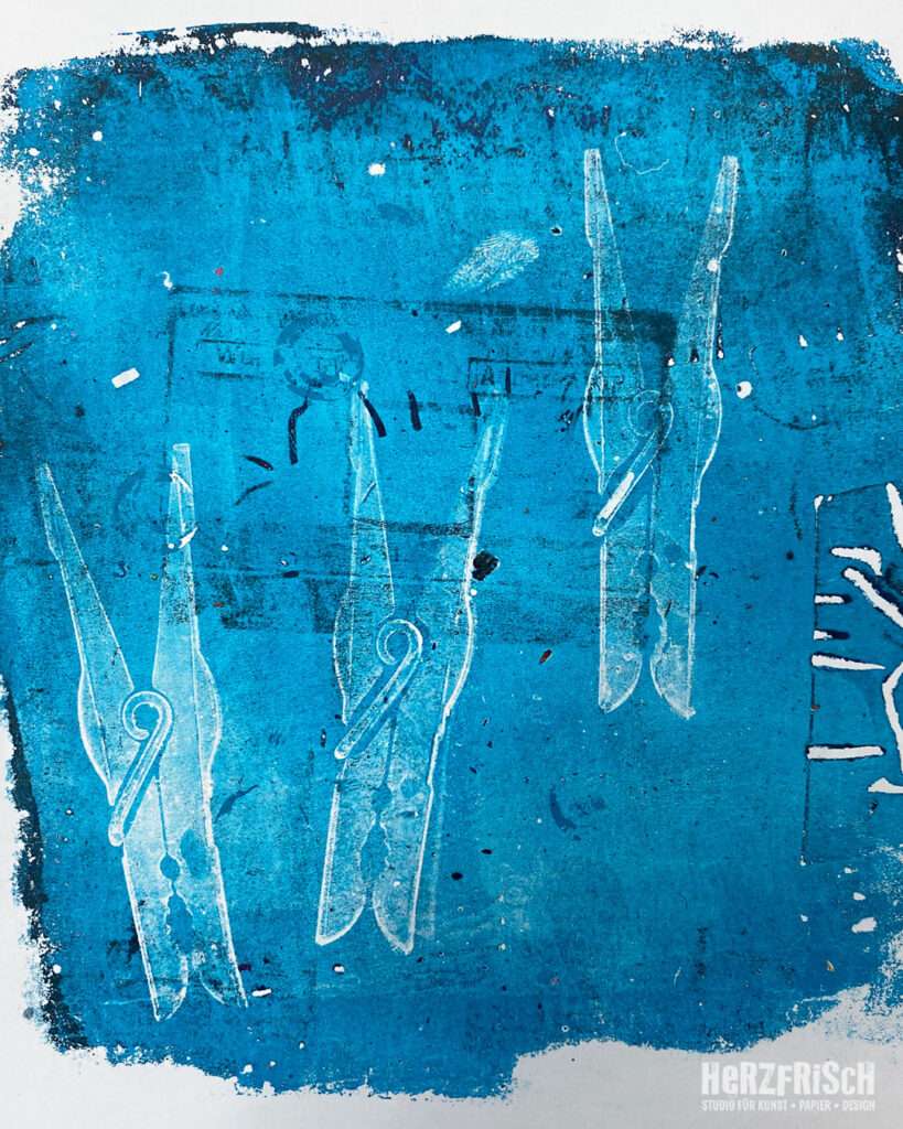 Studio Herzfrisch-100 Tage Gelliprint Experimente 100