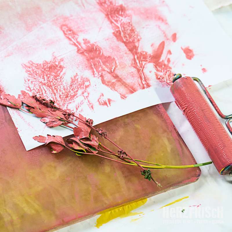 Onlinekurs Gelliprint - Botanische Drucke