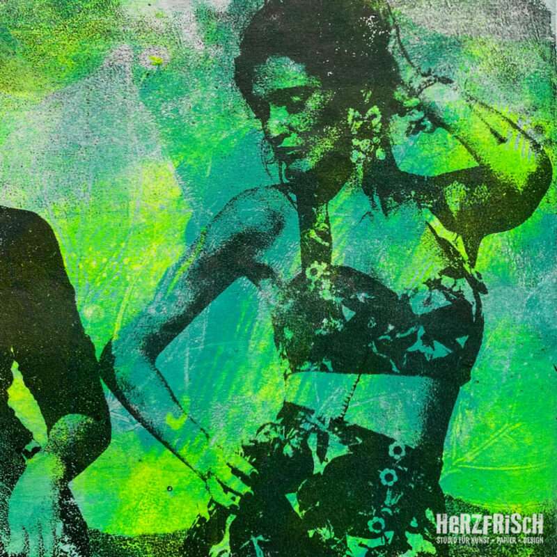 Gelliprint Special: Image Transfer mit Fotos